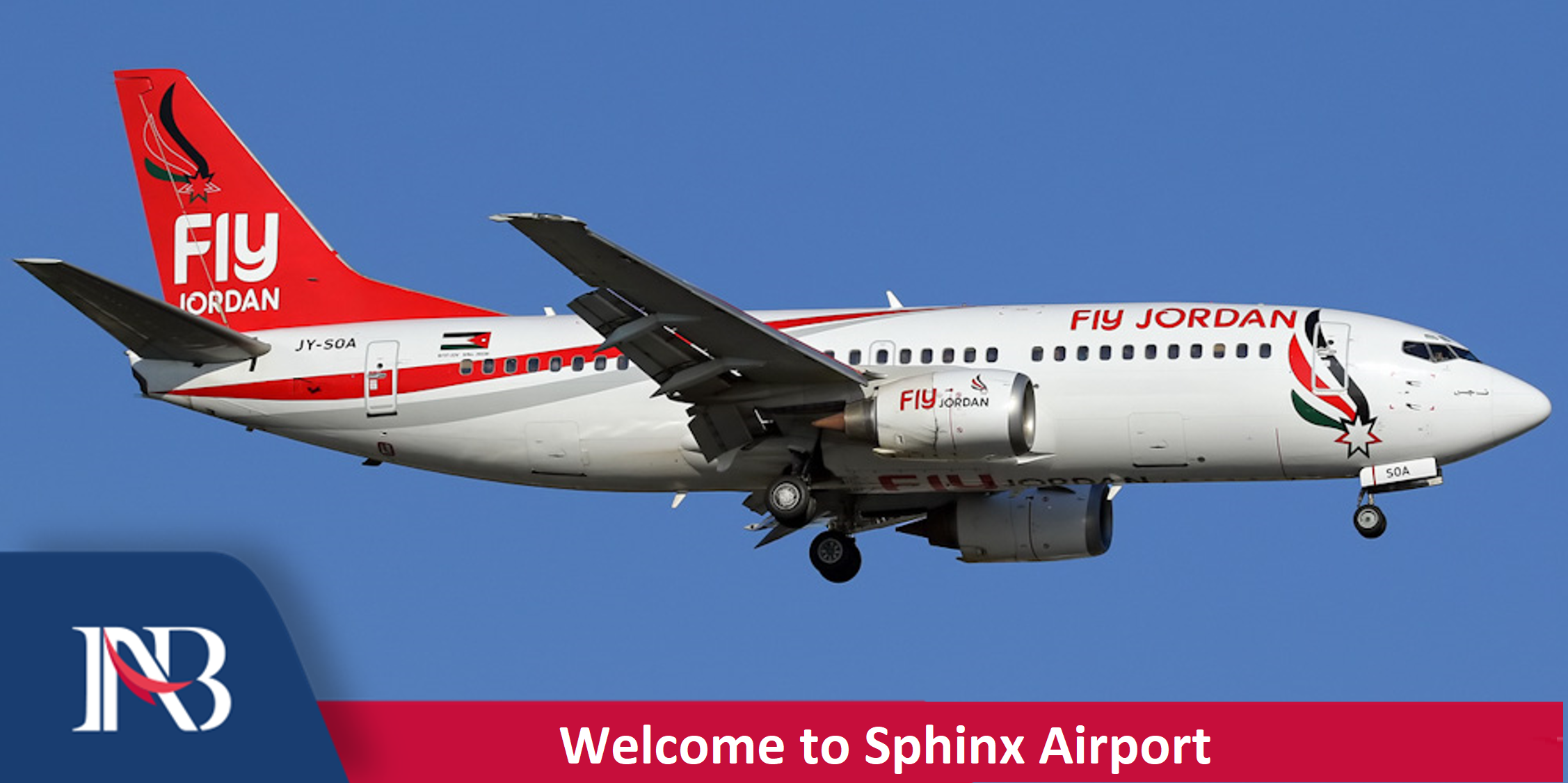 First Flight to Sphinx Airport